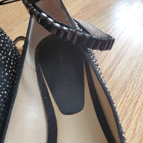 Crazy sale !Zara bling flats with ankle strap - Picture 5 of 8